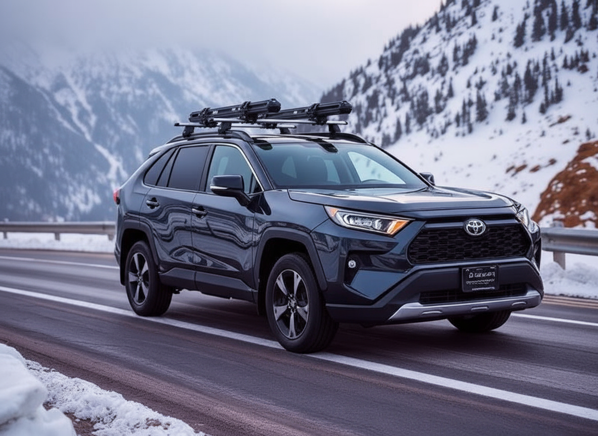 Toyota RAV4 - комфортабельный автомобиль для трансфера Новокузнецк Шерегеш на 4 пассажиров